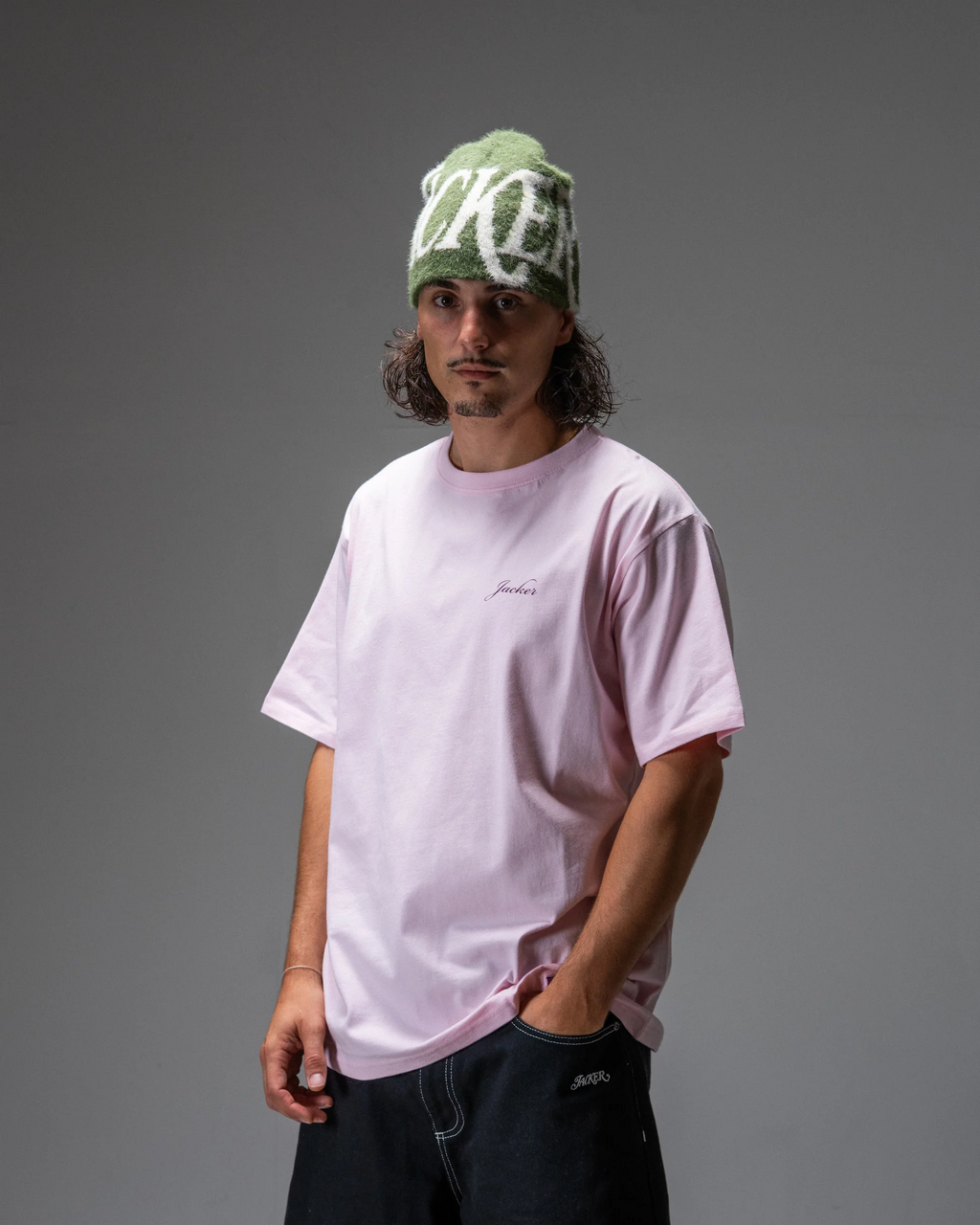 T-shirt Jacker D.Birds Cooper - Pink Homme