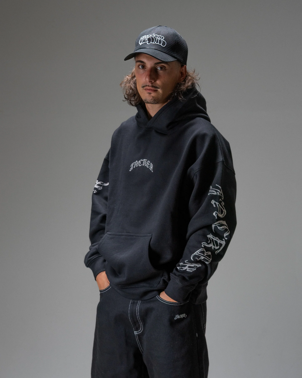 Sweat à Capuche Jacker N°1890 - Black Homme