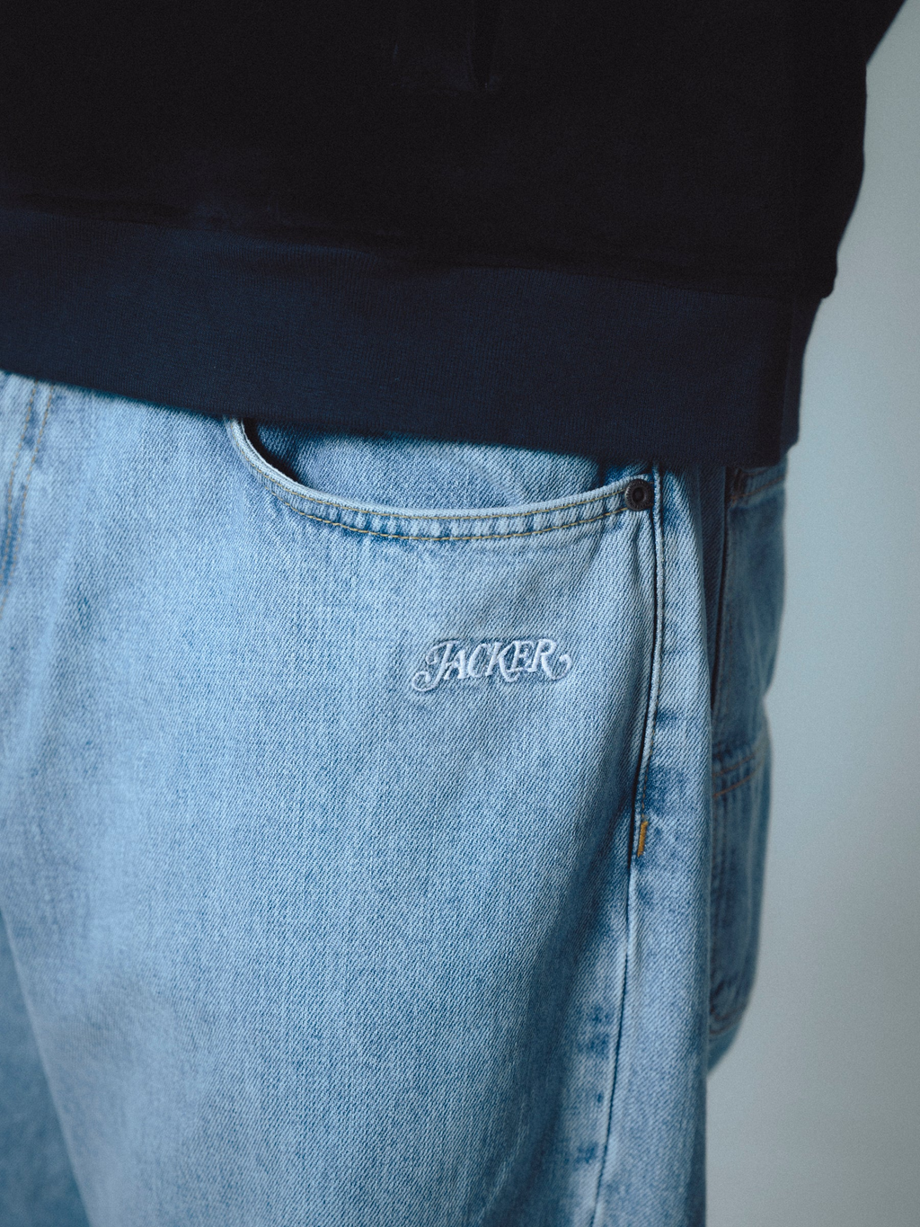 Jean Baggy Jacker Classic - Light Blue Homme