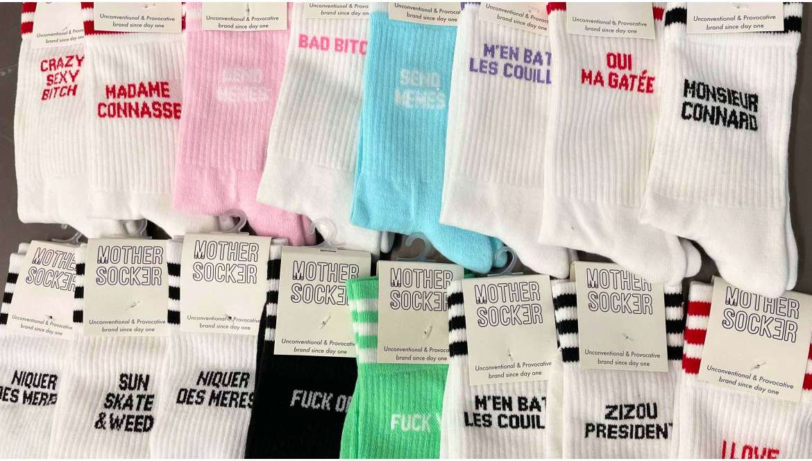 Mother Socker : des chaussettes qui font passer votre message avec style