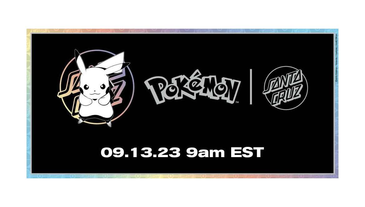 La collection Santa Cruz x Pokémon